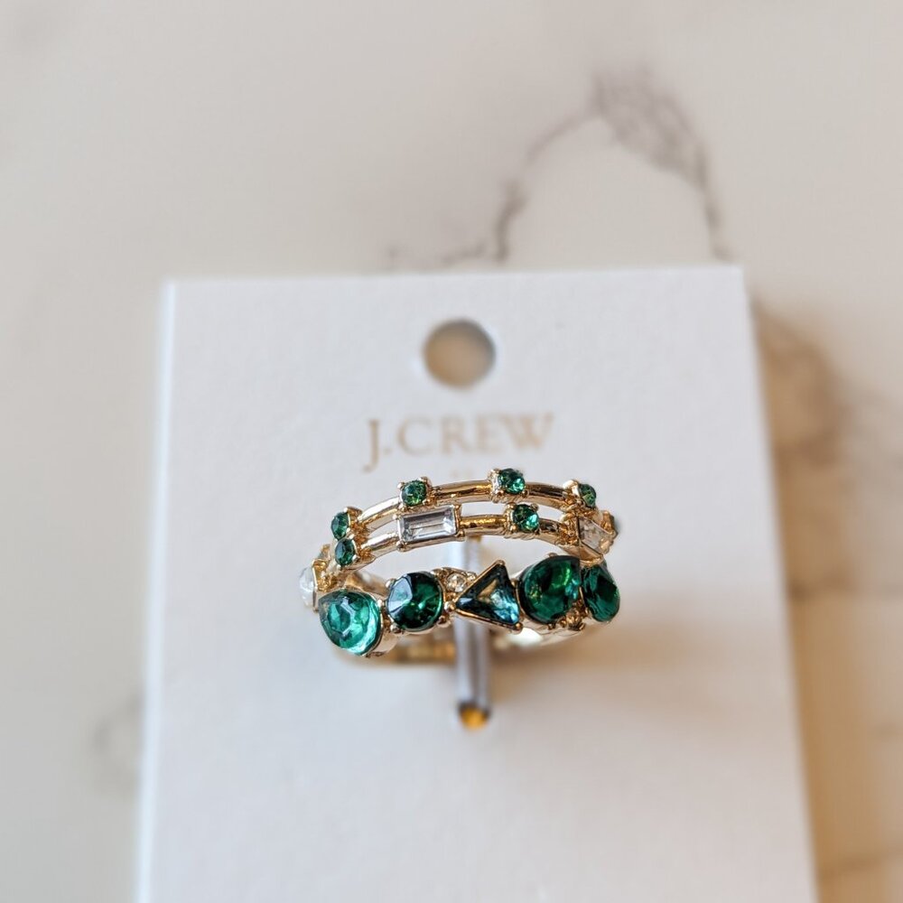 J.Crew Factory Crystal Gems Layering Set - Picture 6 of 7